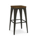 Amisco Upright Non Swivel Stool 42564-30B Bar Height