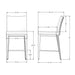 Amisco Pablo Plus Non Swivel Stool 45305-26 Counter Height