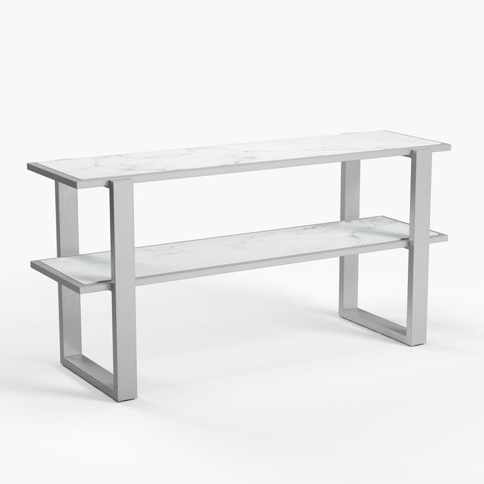 Hessle - Console Table - Silver