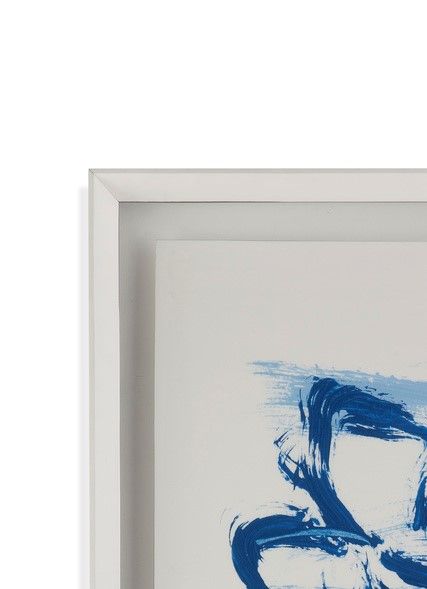 Blue Breeze I - Framed Print - Blue