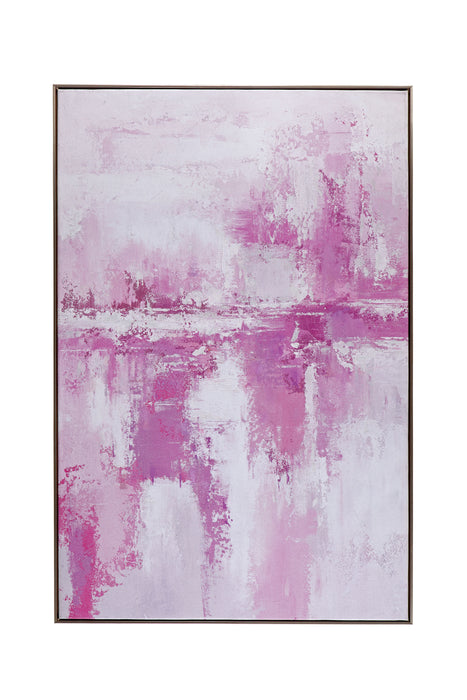 Settled - Canvas Art - Pink