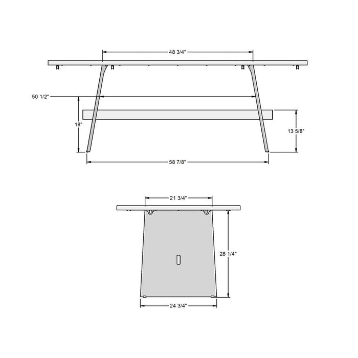 Amisco Tayra Table Base 50598