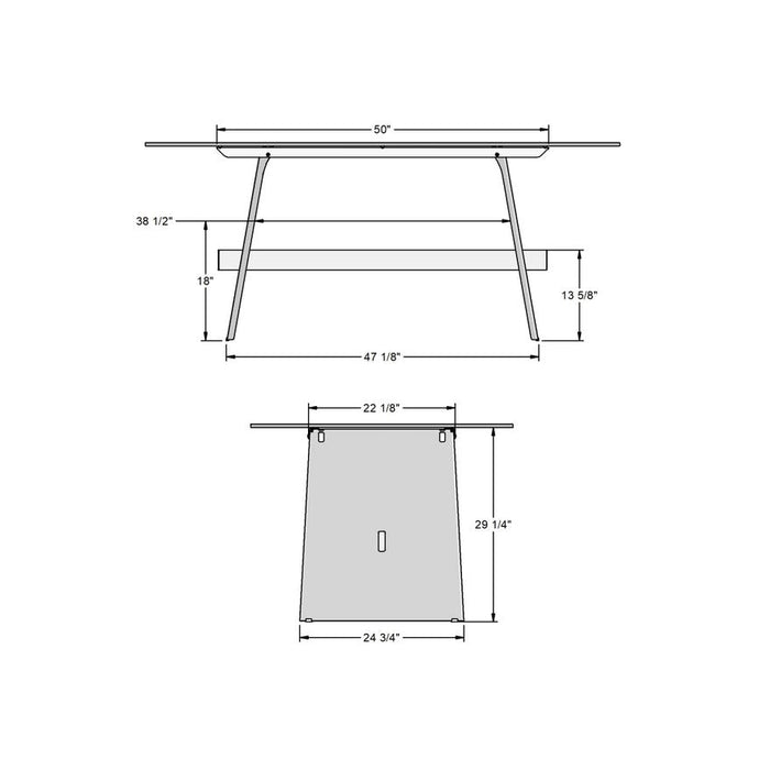 Amisco Tayra Table Base 50997