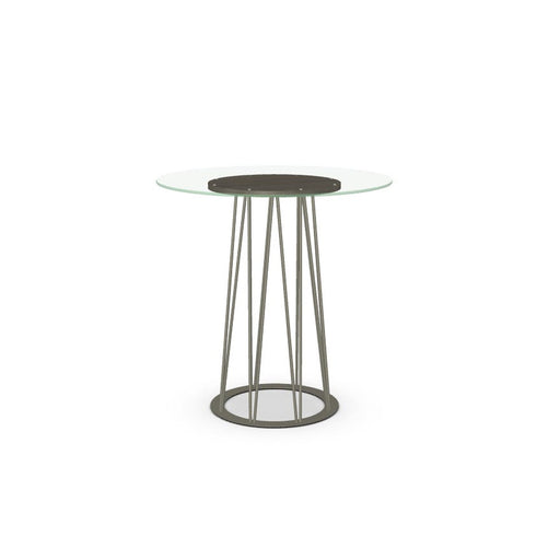 Amisco Calypso Pub Table Base with Thermo Fused Laminate Tfl Accent 51524-42 Bar Height