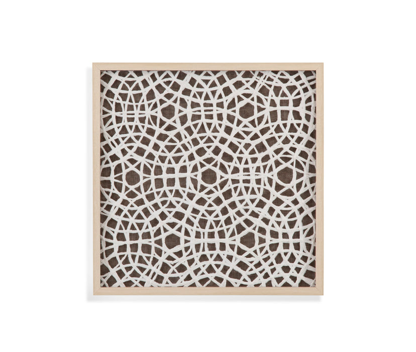 Lined - Wall Art - Brown