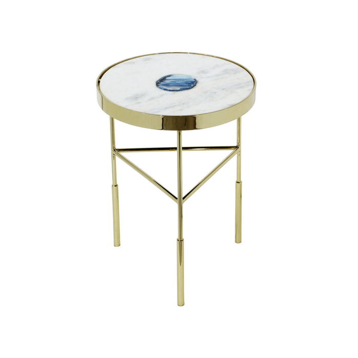 Delilah - Accent Table - Polished Gold
