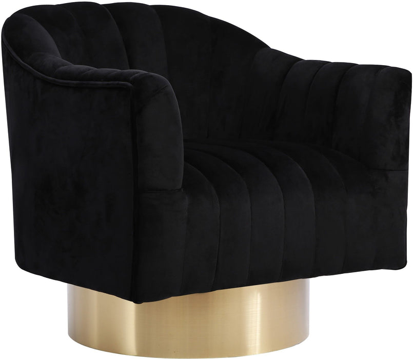 Farrah - Accent Chair with Gold Base