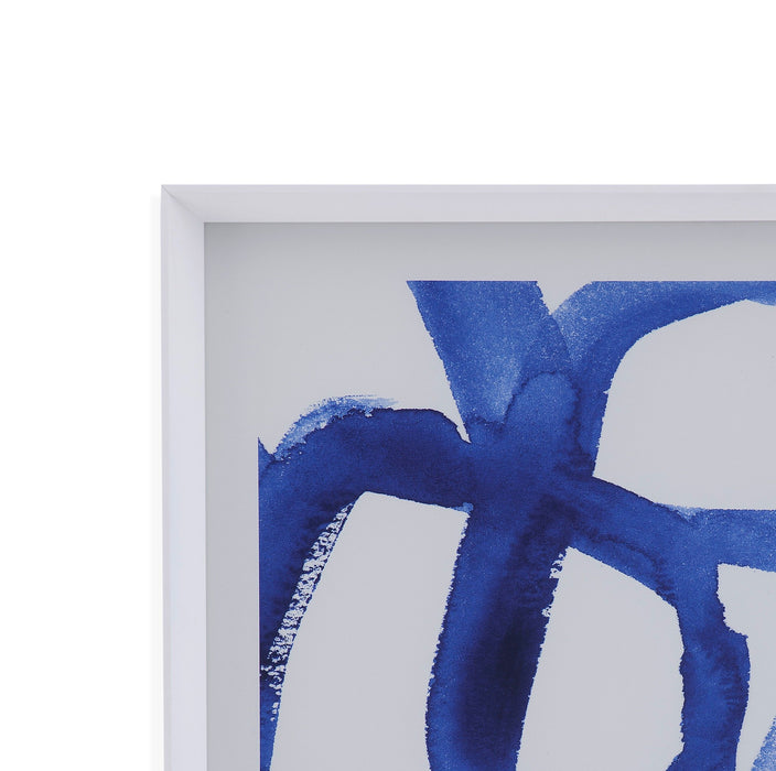Windsor Ravel IV - Framed Print - Blue