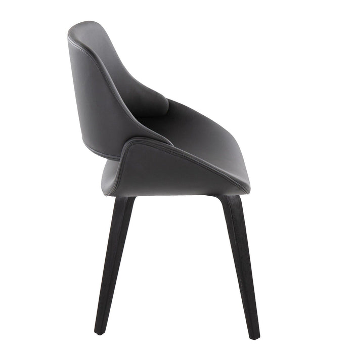 Fabrico - Wood Chair (Set of 2) - Black