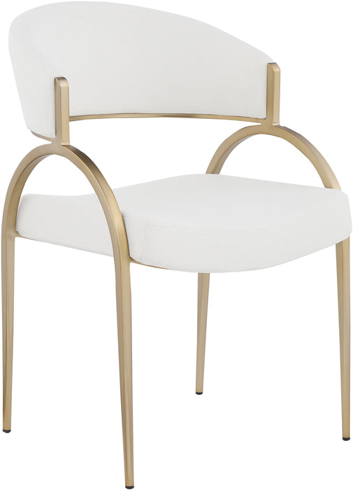 Privet - Dining Chair (Set of 2) - Cream - Fabric