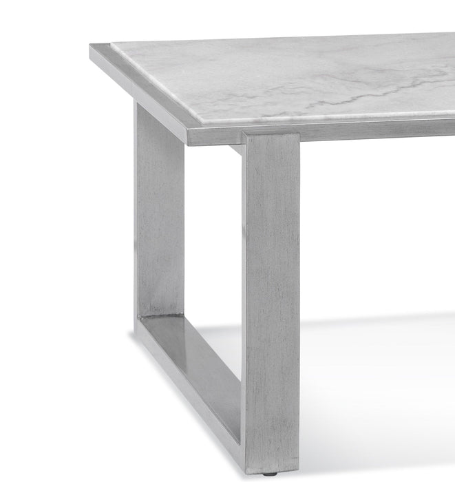 Hessle - Rectangle Cocktail Table - Silver