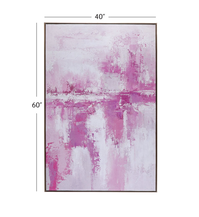 Settled - Canvas Art - Pink