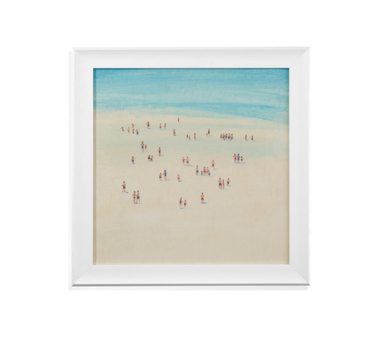 Beach Time II - Framed Print - Beige