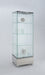 Chintaly 6628 CUR Contemporary Glass Curio w/ Shelves, Drawer & LED Lights