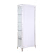 Chintaly 6652-CUR Contemporary Tempered Glass Curio w/ Shelves, Lighting & Locking Doors