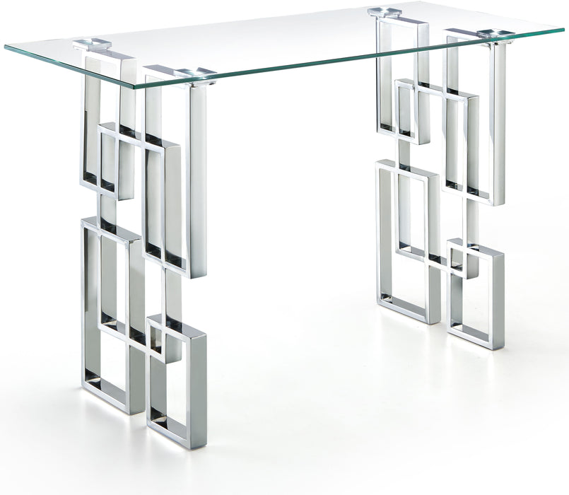 Alexis - Console Table - Pearl Silver