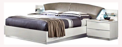 ESF Camelgroup Italy Onda DROP King Size Bed WHITE i10463