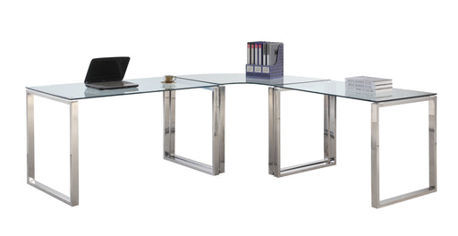 Chintaly 6931 COMPUTER DESK Contemporary Desk Set w/ Small, Large & Corner Desks