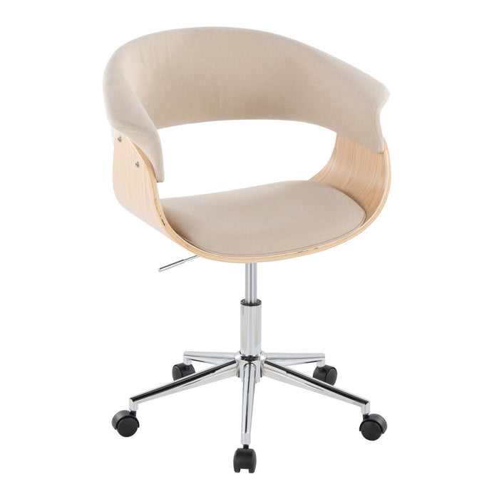 Vintage Mod - Office Chair - Natural