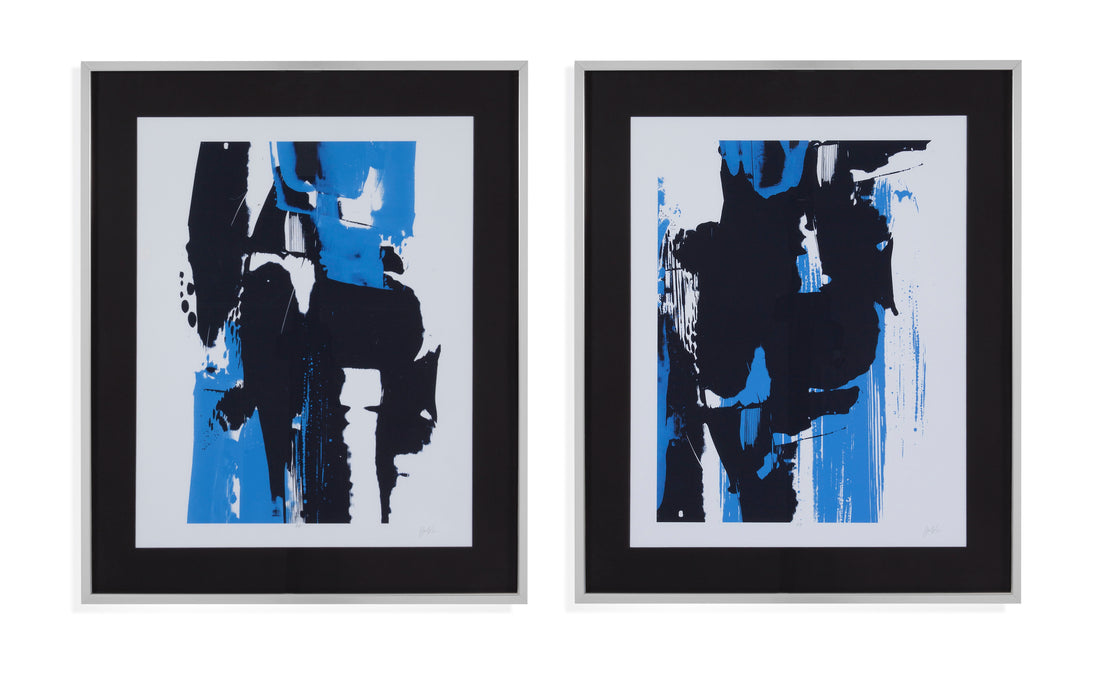 Monolith IV - Framed Print - Blue