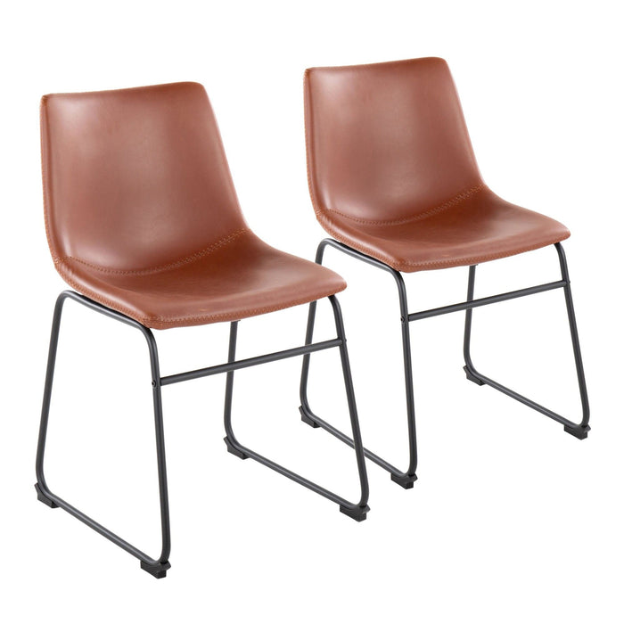 Duke - Side Chair (Set of 2) - Dark Brown