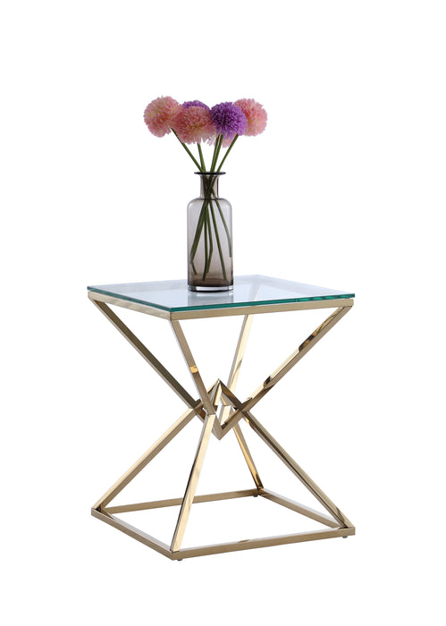 Chintaly 7616 Contemporary Lamp Table