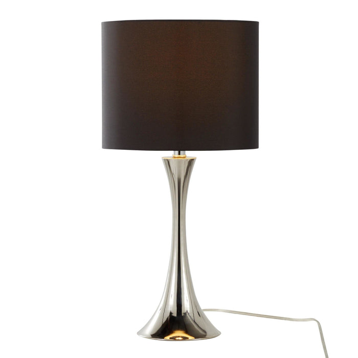 Lenuxe - 24" Metal Table Lamp (Set of 2) - Black And Gray