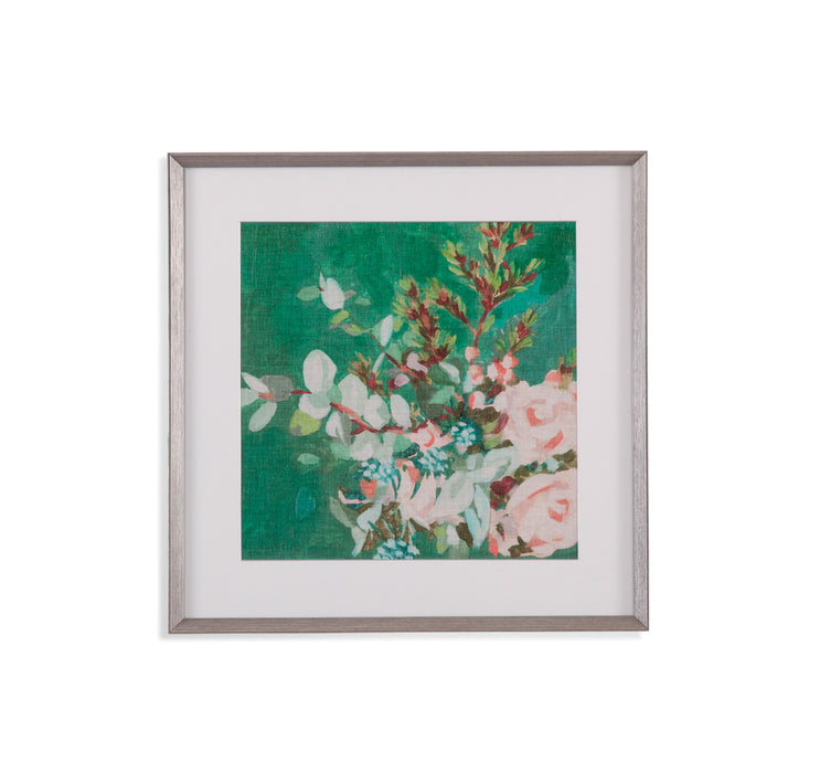 Hello Spring II - Framed Print - Green