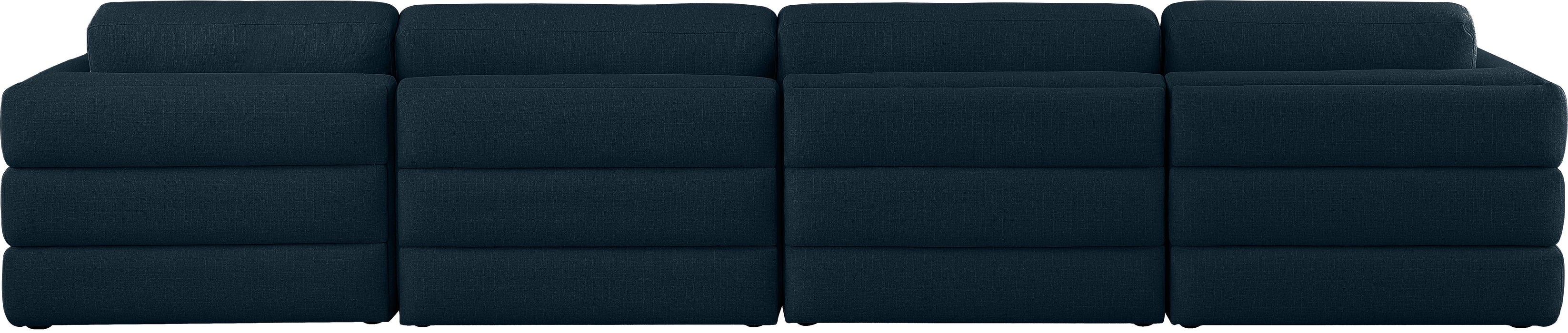 Beckham - Modular Sofa 4 Seats - Navy