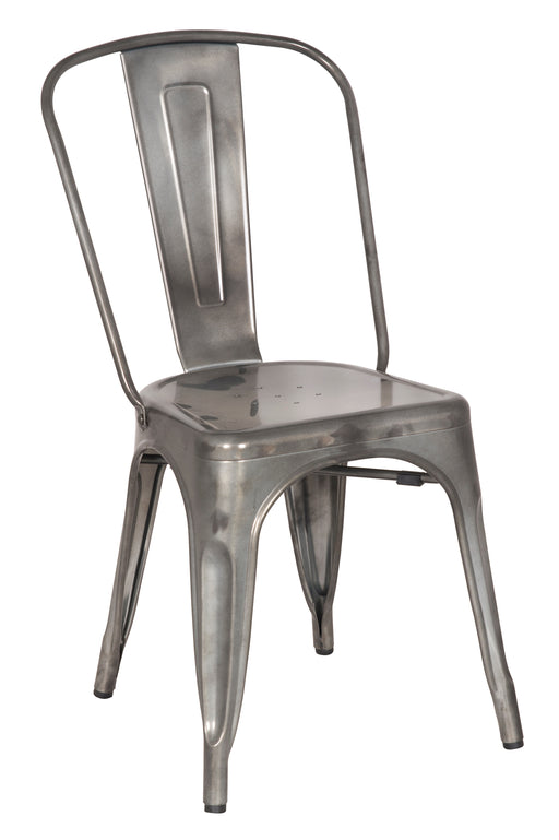 Chintaly 8022 Galvanized Steel Side Chair - 4 per box