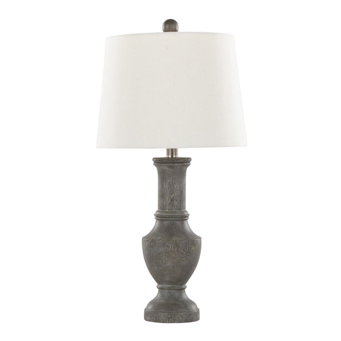 Chateau - 26" Polyresin Table Lamp (Set of 2) - Gray