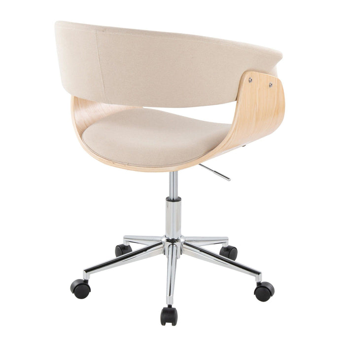 Vintage Mod - Office Chair - Natural