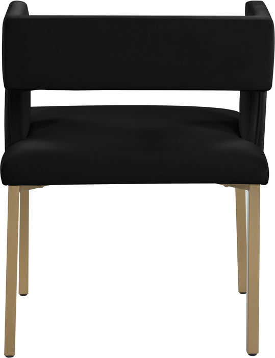 Caleb - Dining Chair with Gold Legs (Set of 2)