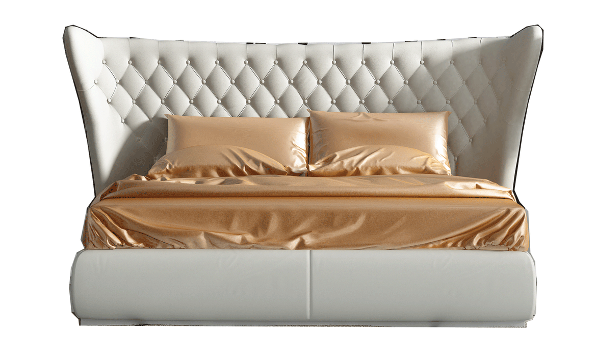 ESF Franco Spain Miami Queen Size Bed White i17715