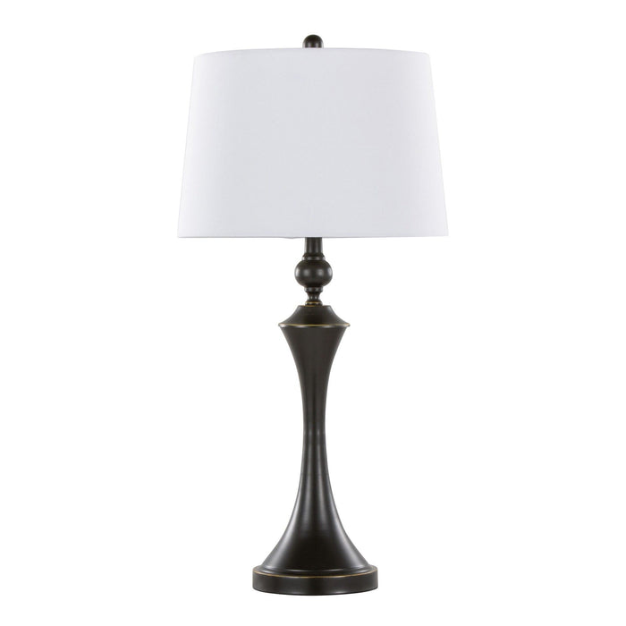 Flint - 30.75" Metal Table Lamp With USB (Set of 2) - White