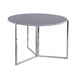 Chintaly 8389 43" Round Foldaway Dining Table - Gray