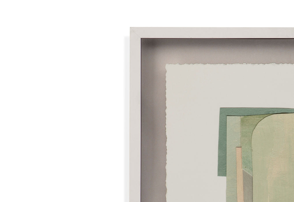 Color Structure IV - Framed Print - Green