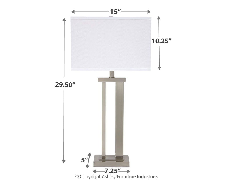 Aniela - Metal Table Lamp Set