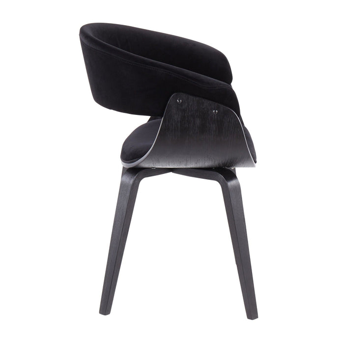 Vintage Mod - Chair (Set of 2) - Black