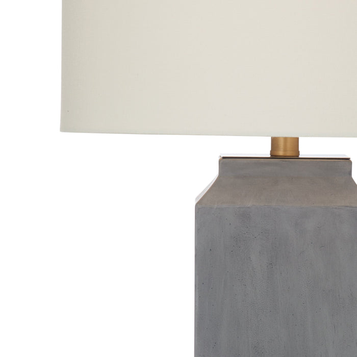 Broad - Peak Table Lamp - Gray