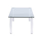 Chintaly 8713-OCC Contemporary All Glass Cocktail Table