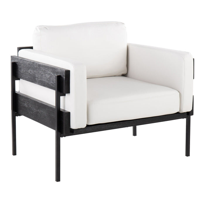 Kari - Accent Chair - White And Black