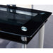 Global Furniture Black/Silver Dining Table