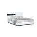 Global Furniture Hudson White & Grey Queen Bed