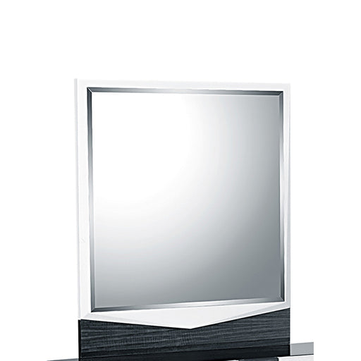 Global Furniture Hudson White & Grey Mirror
