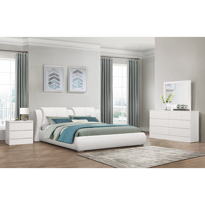 Global Furniture Queen Bed White
