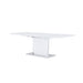 Global Furniture White Dining Table