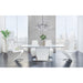 Global Furniture White Dining Table