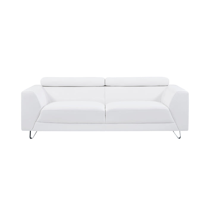Global Furniture Pluto White Sofa