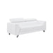 Global Furniture Pluto White Sofa